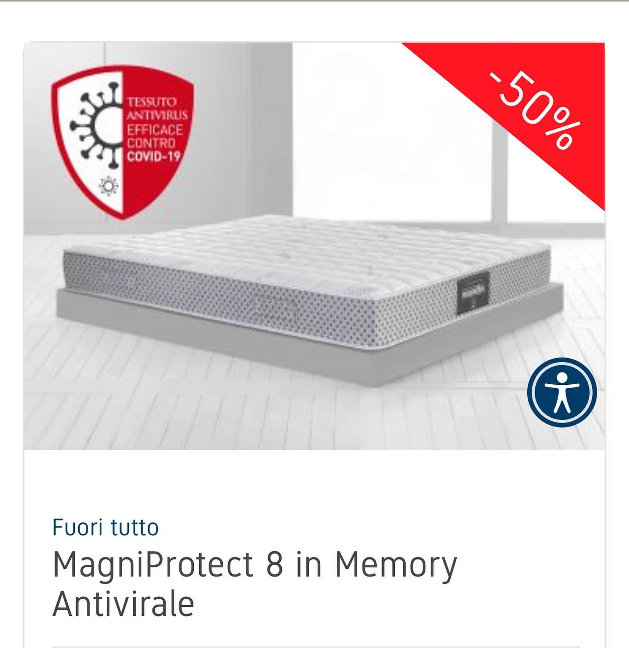 #magniprotect8 #promo #fineserie‼️ 
Esclusivo materasso con tessuto MagniProtect che fornisce una protezione efficace contro virus e batteri ogni notte.