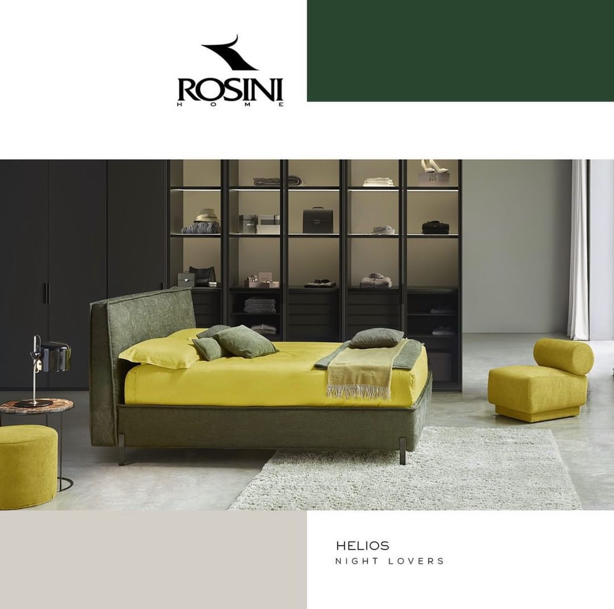 🤙🏻#comodamentematerassi #news #letti @rosini.home #interiordesign #HELIOS SOFT | ROSINI Night Lovers